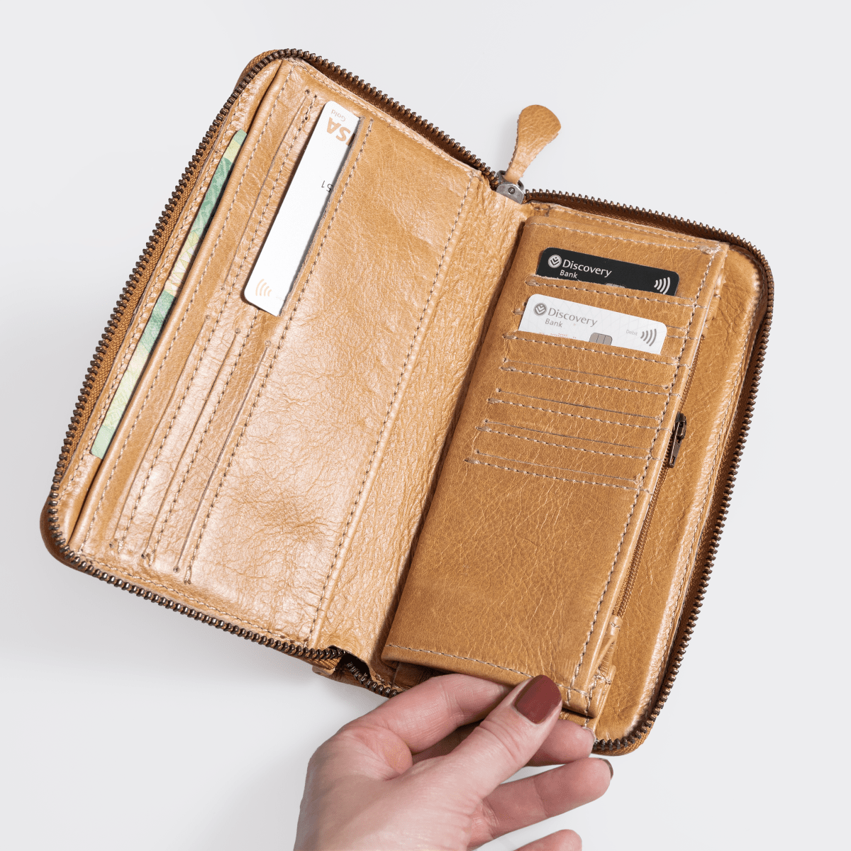 Women's Large Wallet Leather - Thandana UK